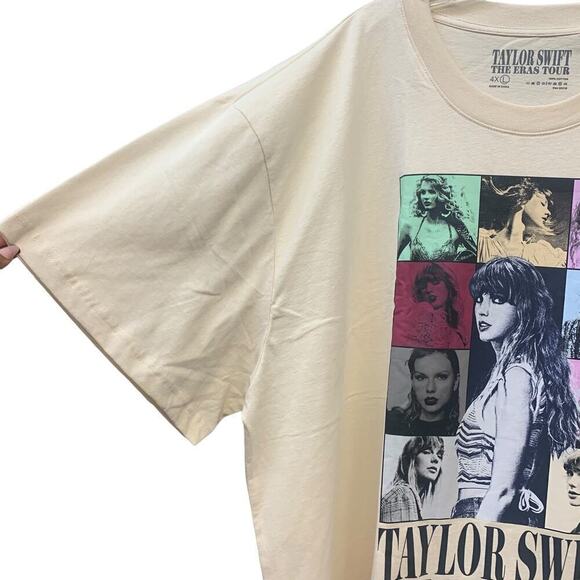 Eras‎ Tour T-Shirt Beige - Size 4x Taylor Swift - Picture 3 of 14
